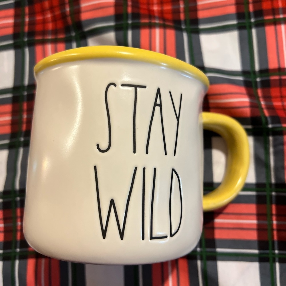 Rae Dunn coffee mugs “Stay Wild”